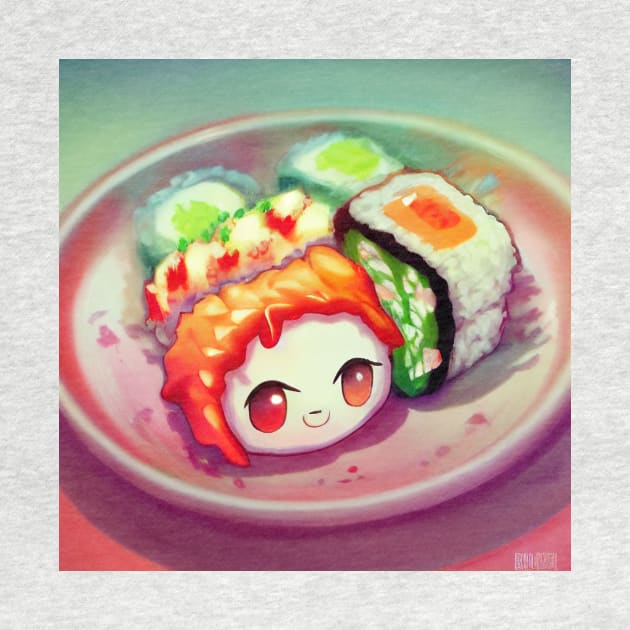 Kawaii Anime Sushi by Grassroots Green